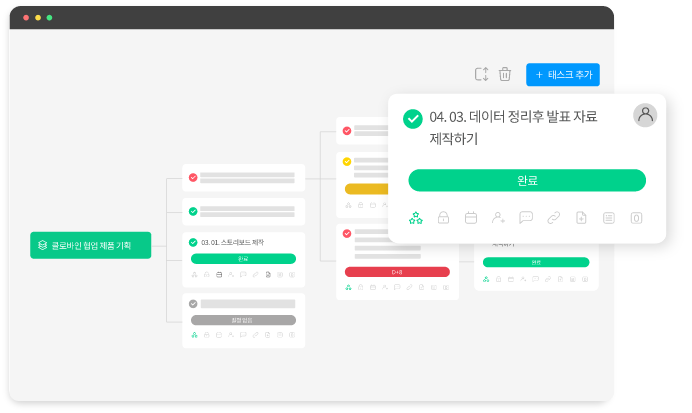 프로젝트 마인드맵 기능